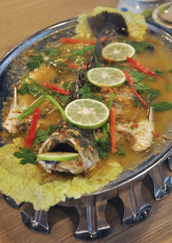 riverboat thai cuisine plaza danau desa kuala lumpur steamed seabass