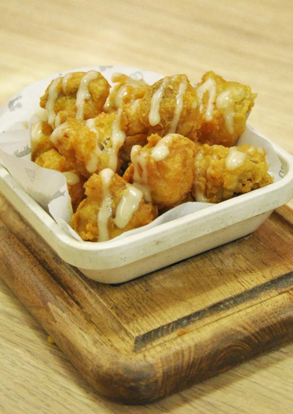 ny steak shack western food sunway pyramid fried mushrooms