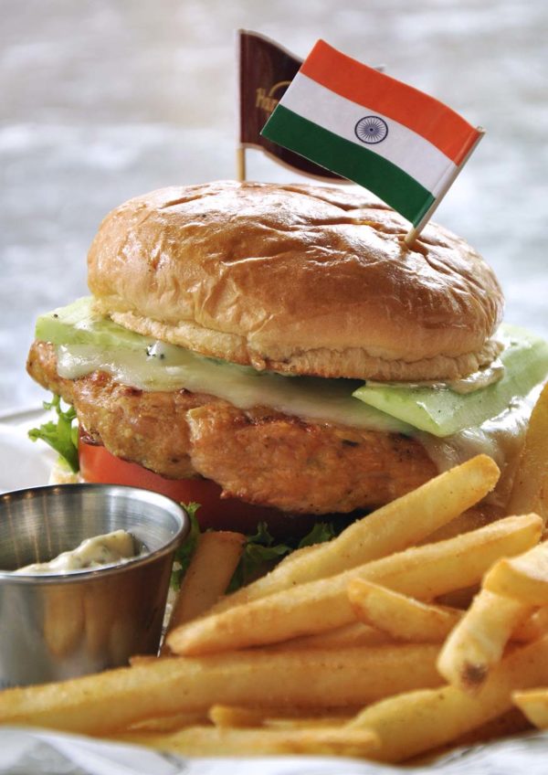 world burger tour hard rock cafe kuala lumpur tandoori spiced chicken burger