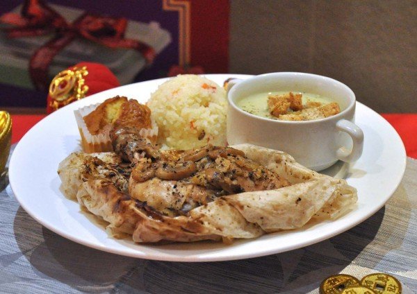 golden abundance meal kenny rogers roasters t-wrap soup meal