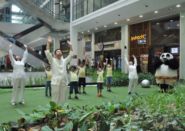 bms organics haha kidz campaign one city mall tai chi master sim eng ker