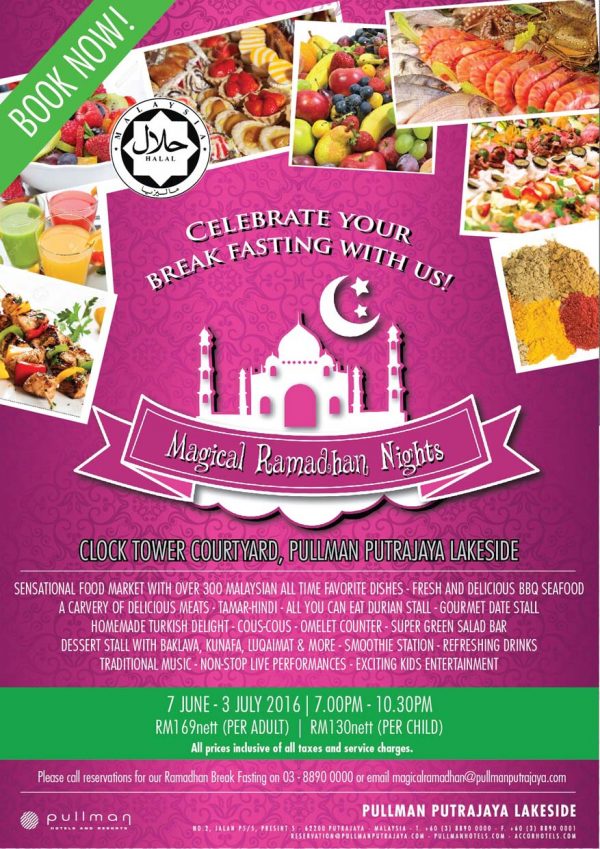 ramadan buffet 2016 pullman putrajaya lakeside promotion