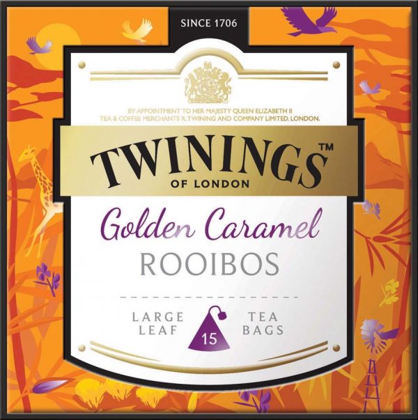 large leaf discovery collection stephen twining golden caramel rooibos