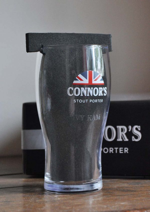 gift made right connors stout porter british inspired limited edition pint glass