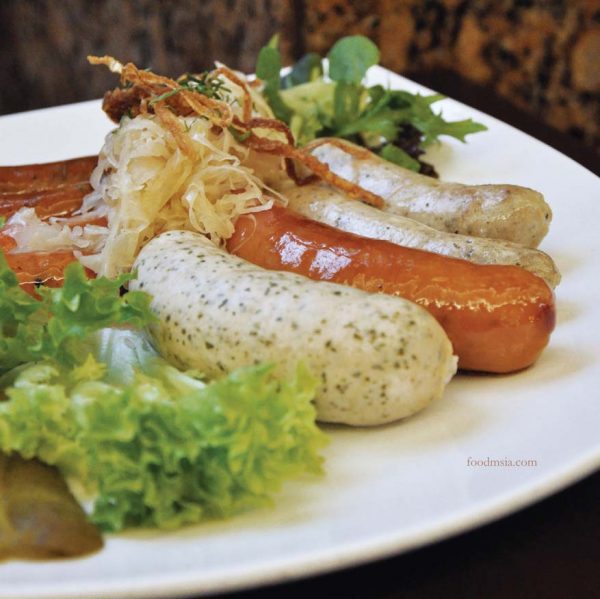 oktoberfest brotzeit german bier bar restaurant sausages