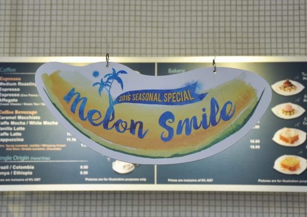seasonal special menu melon smile caffe bene malaysia