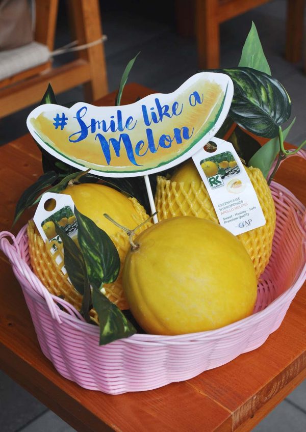 seasonal special menu melon smile caffe bene malaysia fruit