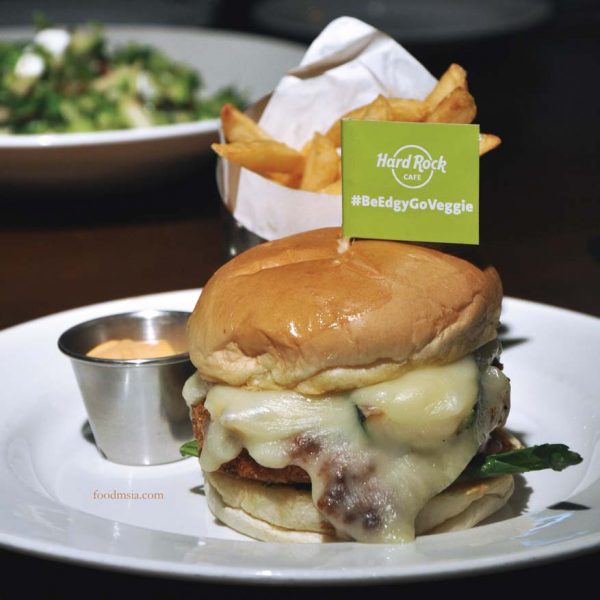 hard rock cafe malaysia vegetarian menu cauliflower burger