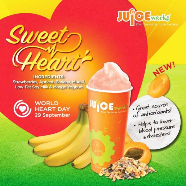 juice works malaysia world heart day sweet heart