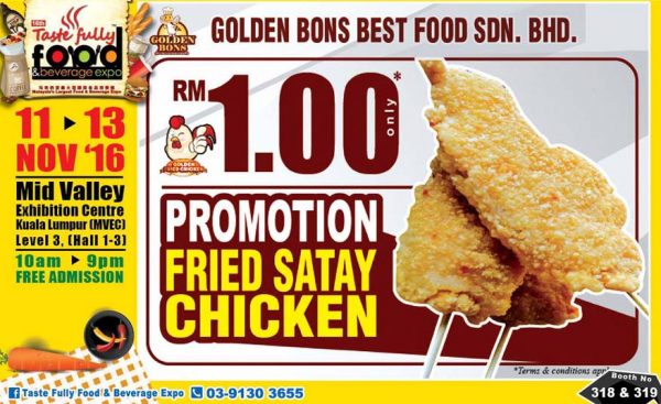 taste fully food and beverage expo mid valley kl november 2016 golden bons