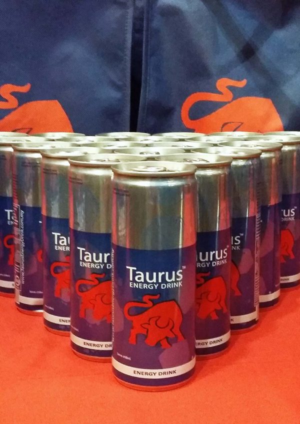 taurus energy drink laser battle game