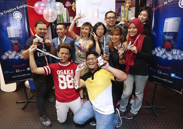 taurus energy drink laser battle game