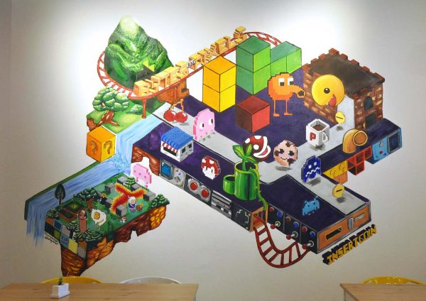 bytes and pixels bandar sunway mural