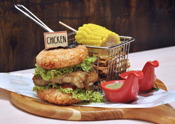 sanoook thai japanese fusion pavilion elite kuala lumpur chicken burger