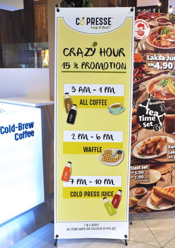 co'presse the starling mall damansara uptown crazy promotion