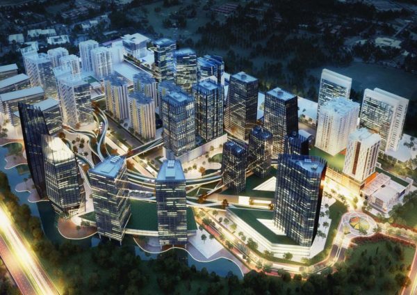 de centrum city kajang township by dato sri ir chong ket pen protasco berhad aerial view