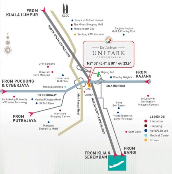 de centrum city kajang township by dato sri ir chong ket pen protasco berhad map