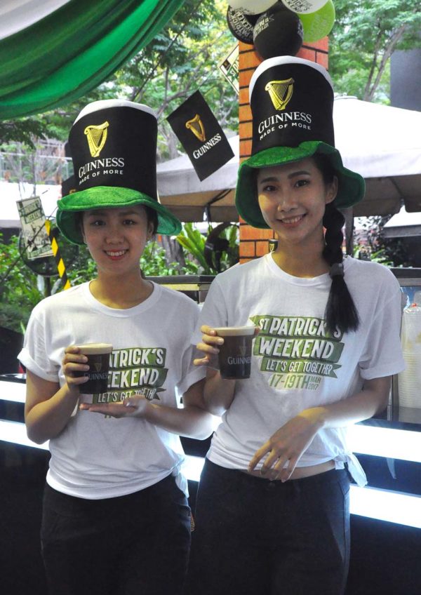 guinness st. patrick's weekend the square publika mall kuala lumpur waitress