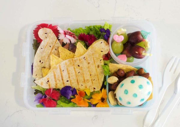 mission foods back to school bento workshop chicken cheese quesadillas