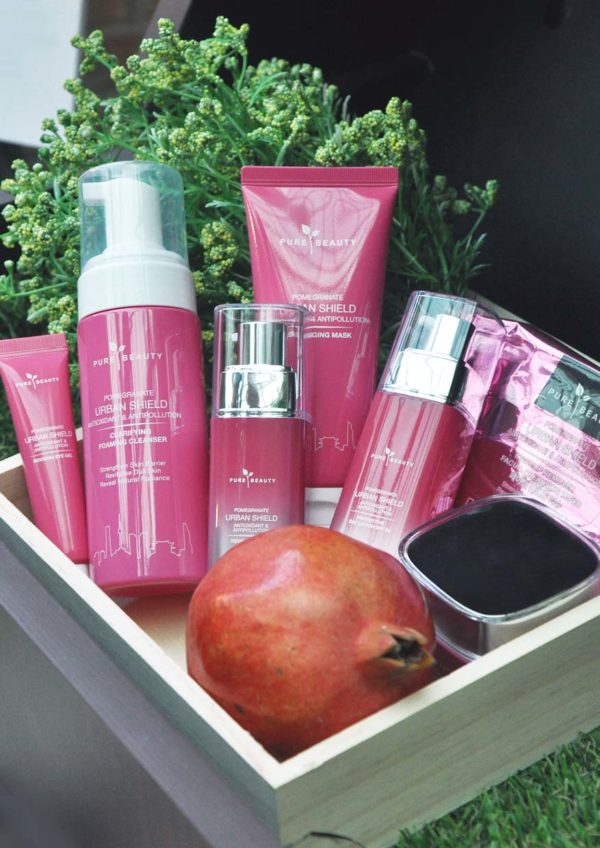 Watsons Pure Beauty Pomegranate Urban Shield skin care line
