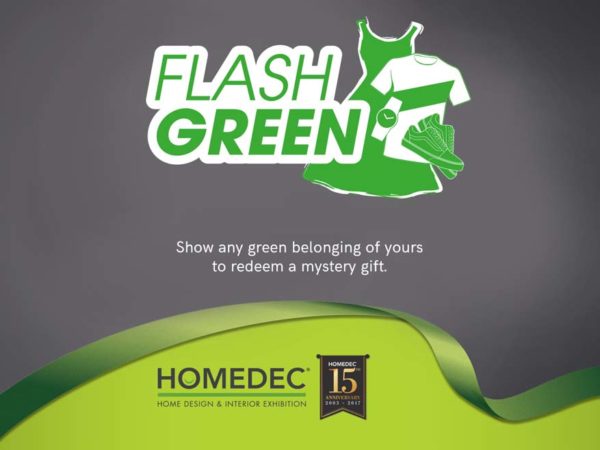 homedec kuala lumpur convention centre salebration flash green