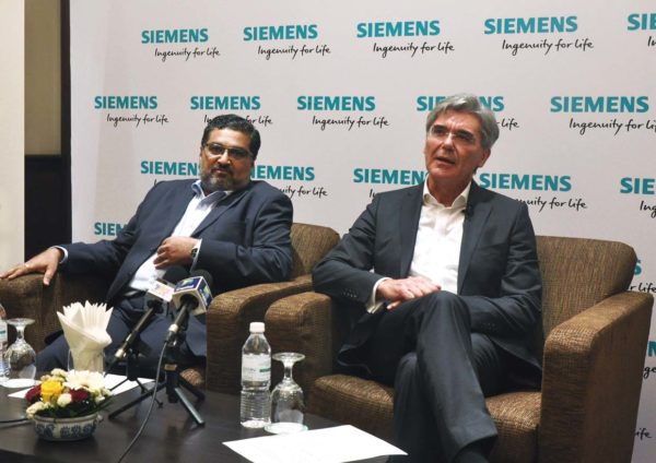 siemens malaysia joe kaeser prakash chandran