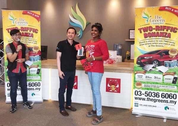 the greens subang west freehold residential condominium two-riffic bonanza monthly lucky draw