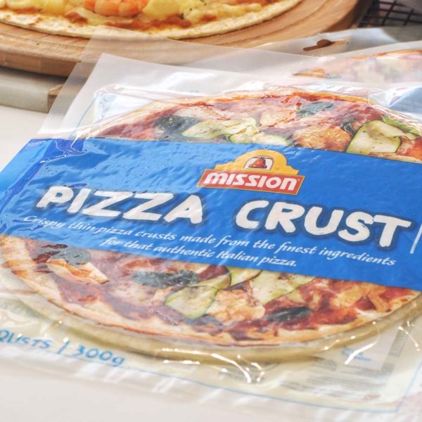 mission foods pizza crusts plain flavour