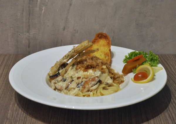 kokoro confe japanese cuisine desa sri hartamas cabonara saba spaghetti