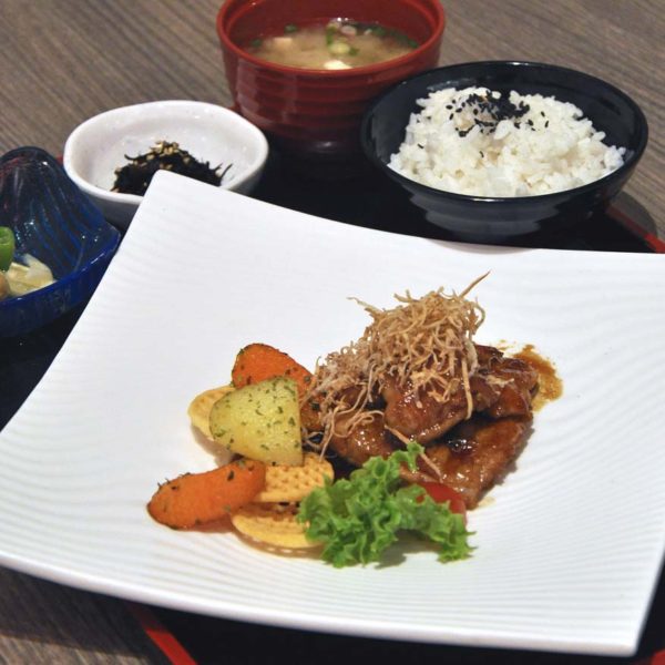 kokoro confe japanese cuisine desa sri hartamas chicken teriyaki rice set