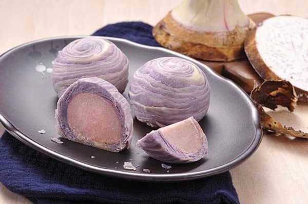 bms organics vegan mooncake mid autumn festival taro pastry