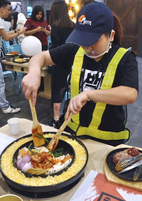 omaya pavilion kuala lumpur korean restaurant cooking