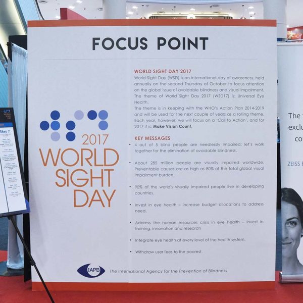 focus point world sight day make vision count