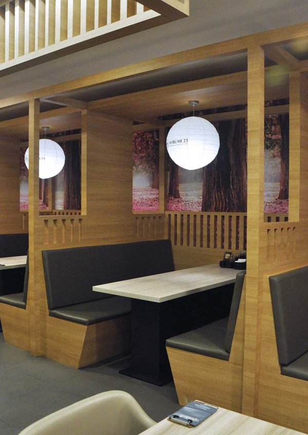 harumi 23 japanese restaurant plaza arkadia desa parkcity interior