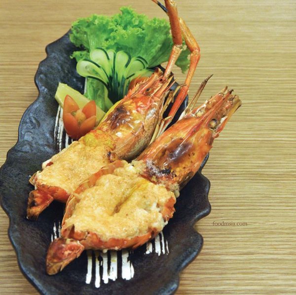 harumi 23 japanese restaurant plaza arkadia desa parkcity mentai king prawn