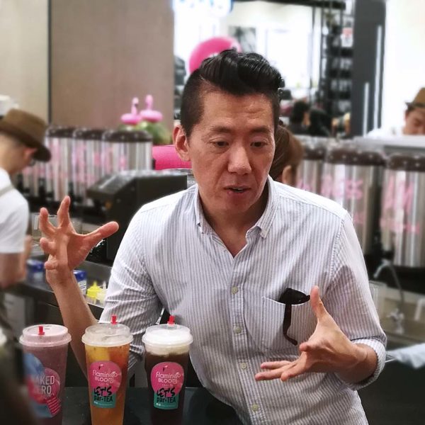 flamingo bloom tea salon sunway pyramid founder benjamin ang