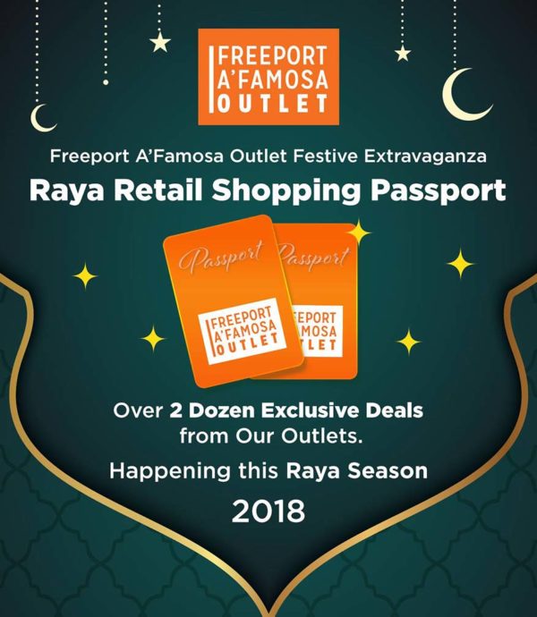 freeport a famosa outlet raya retail shopping passport