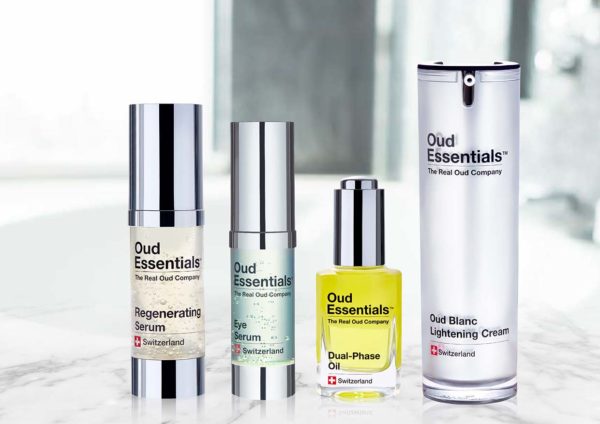oud essentials swiss brand anti ageing skincare line products