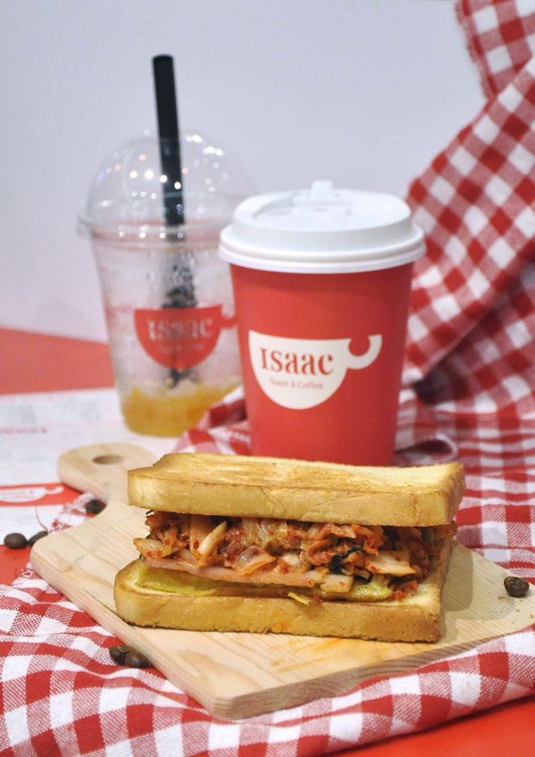 isaac toast coffee korean sandwich 1 utama shopping centre kimchi ham
