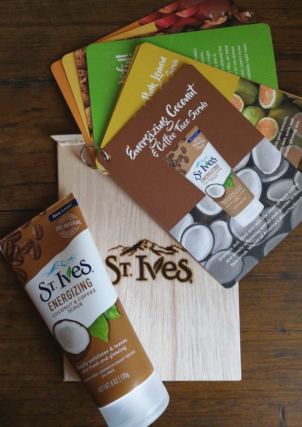 st ives face scrub turn up the glow energizing coconut and coffee