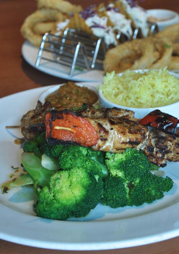 tony romas spin and savour chicken skewer