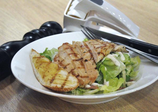 ny steak shack western restaurant caesar chicken salad