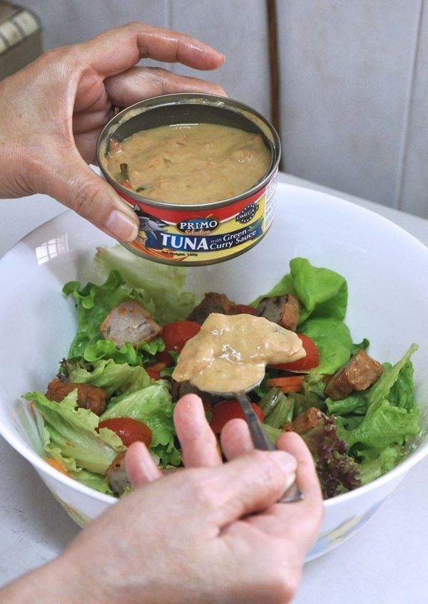 primo tuna green curry salad