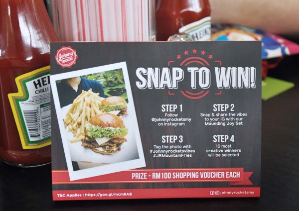 johnny rockets american cuisine mounding joy contest