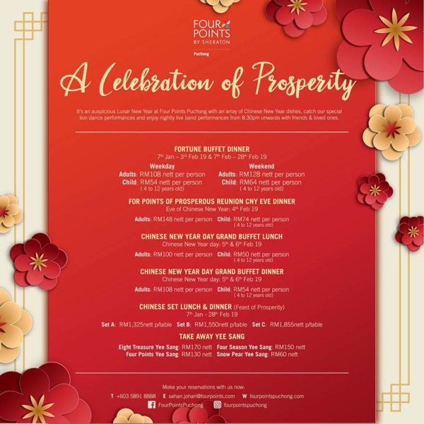 four points by sheraton puchong cny 2019 promo