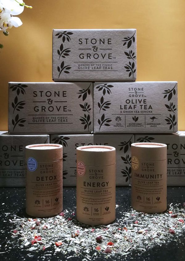 stone and grove olive leaf tea australia antioxidant