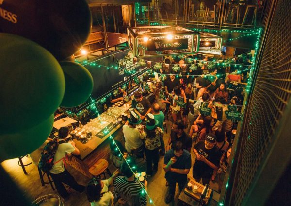 guinness st patrick event the gasket alley slainte stout