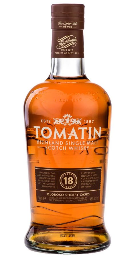 tomatin scottish highlands whisky 61 monarchy 18 year old