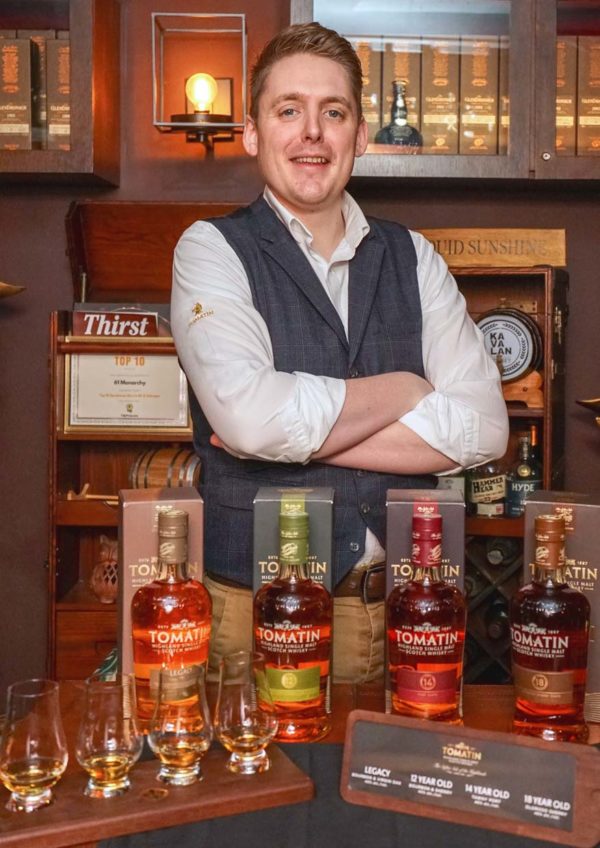 tomatin scottish highlands whisky 61 monarchy global brand ambassador scott adamson