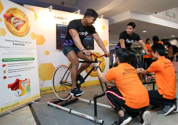 world liver day essentiale bike
